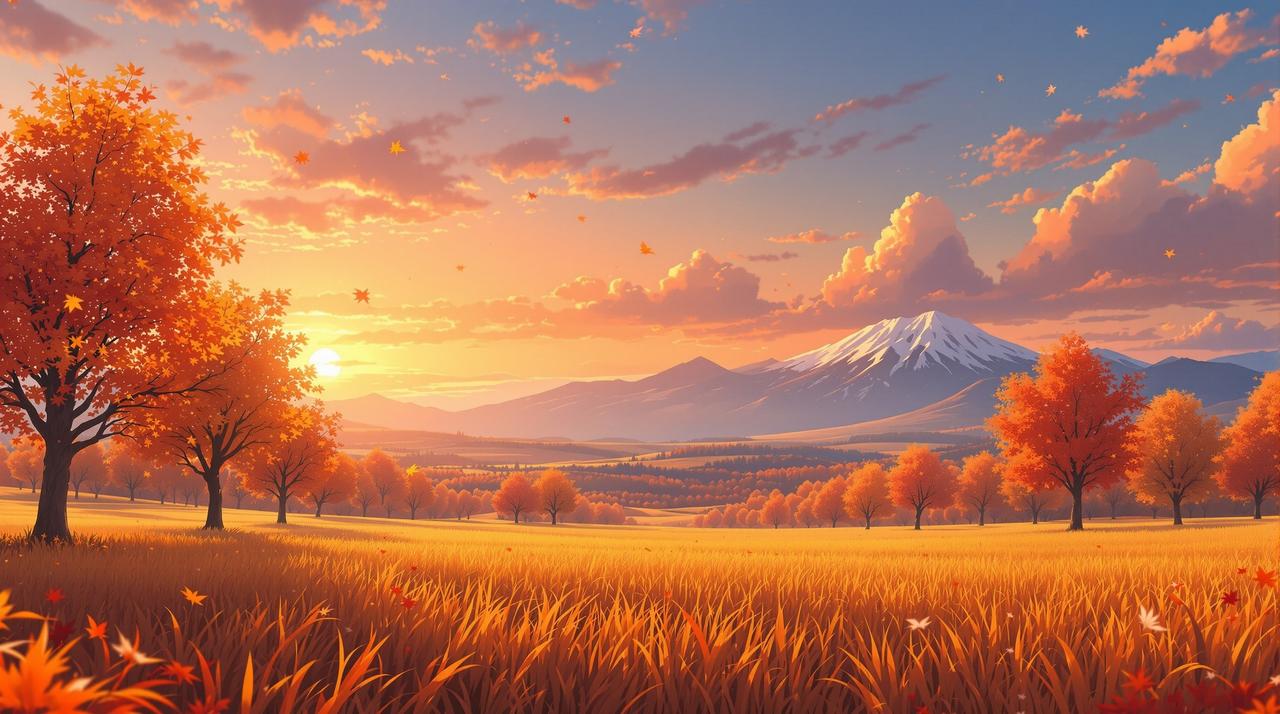萌宝道姑短剧免费观看 - 金色秋日风景